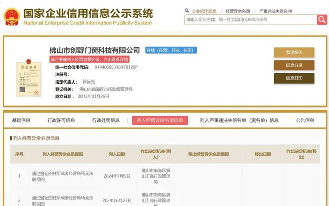 门窗企业
