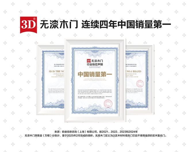 3D无漆木门